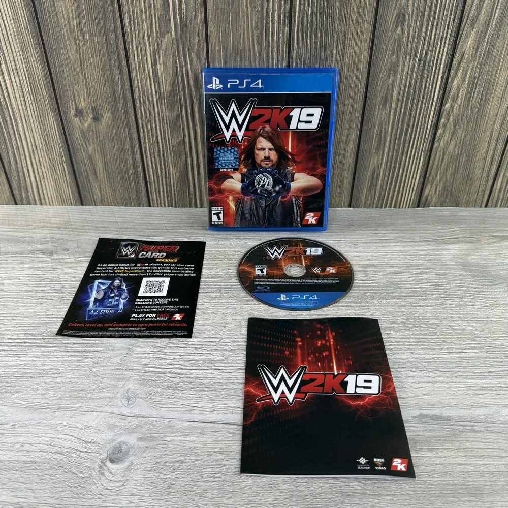 WWE 2K19 Complete In Box Tested And Working (PlayStation 4, 2018)